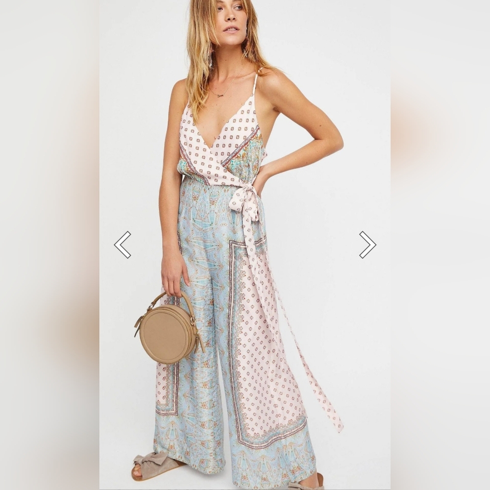 FREE PEOPLE Cabbage Rose Jumpsuit, Size 12